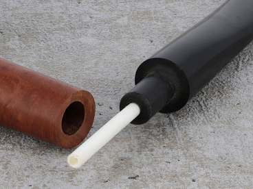 Filtre tube en papier roulé pour pipe